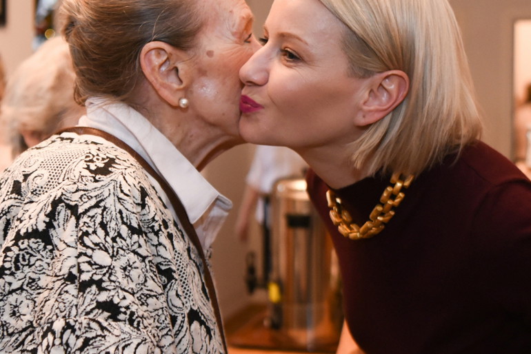 Eugenia Herman z Małgorzatą Kożuchowską