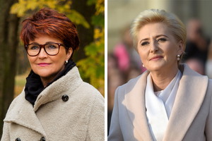 Jolanta Kwaśniewska ocenia Agatę Dudę