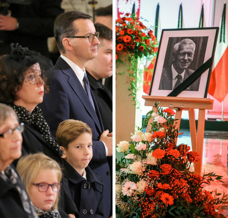 Rodzina Mateusza Morawieckiego żegna Kornela Morawieckiego