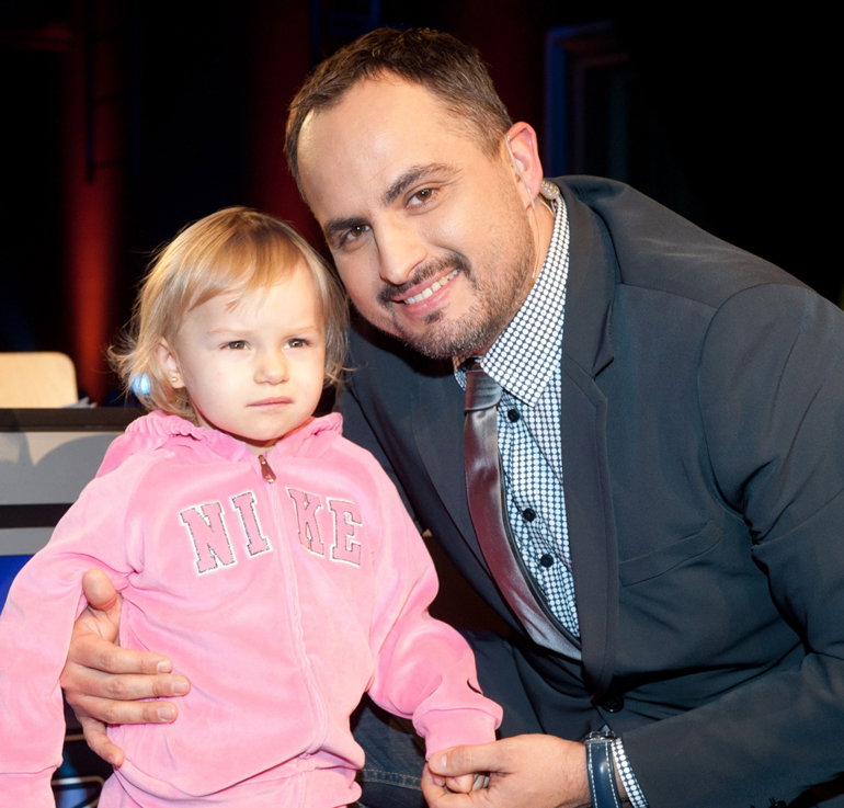 Agustin Egurrola z córką, Carmen