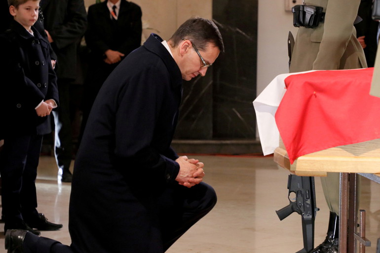 Mateusz Morawiecki żegna ojca, Kornela Morawieckiego