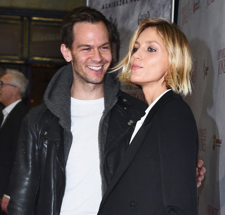 Anja Rubik i Szymon Komasa na premierze filmuAnja Rubik i Szymon Komasa na premierze filmu