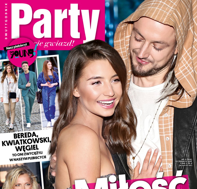 Julia Wieniawa i Baron na okładce Party