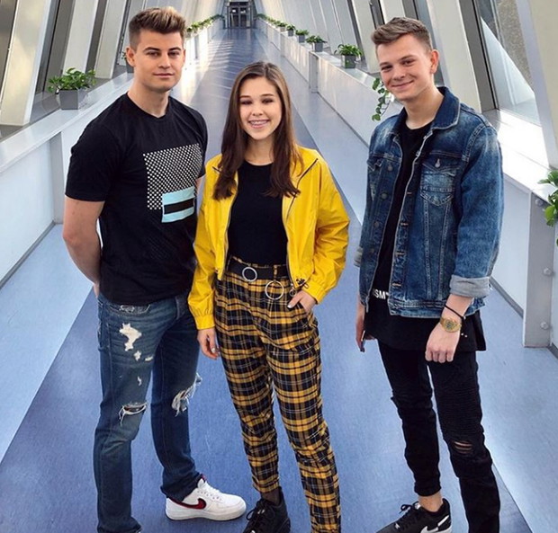 Filip Zabielski, Maria Jeleniewska i Dominik Rupiński