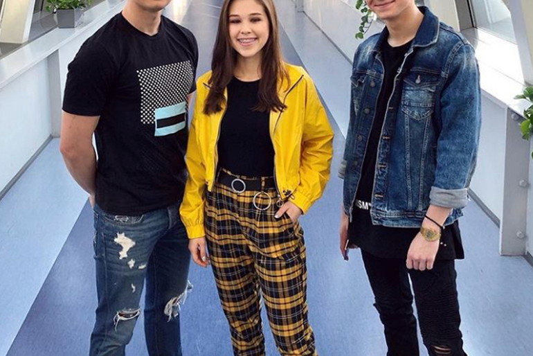 Filip Zabielski, Maria Jeleniewska i Dominik Rupiński