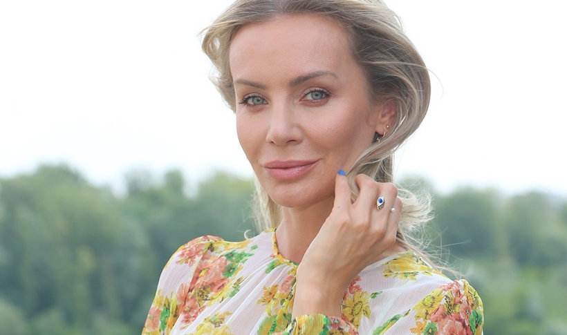 Agnieszka Woźniak Starak na ślubie