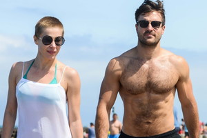 Kasia Warnke i Piotr Stramowski bez koszulki