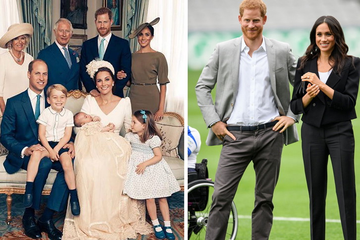Księżna Meghan trzyma Harry'ego za ramię