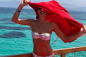 Justyna Steczkowska na wakacjach w bikini