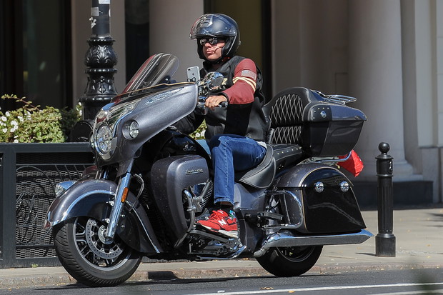 2017.08.14 WarszawaFilip Chajzer na motocykluFOT SAN/AF EOS