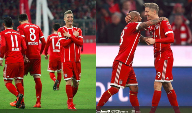 Robert Lewandowski jako blondyn na Twitterze
