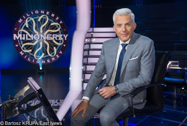 Hubert Urbanski w studio "Milionerów"