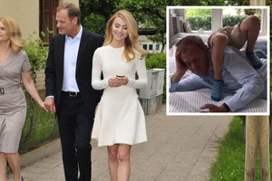 Donald Tusk z wnukiem