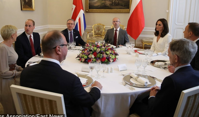 Co jedli w Polsce Kate i William?