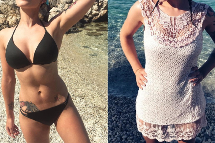 Ewelina Lisowska na wakacjach