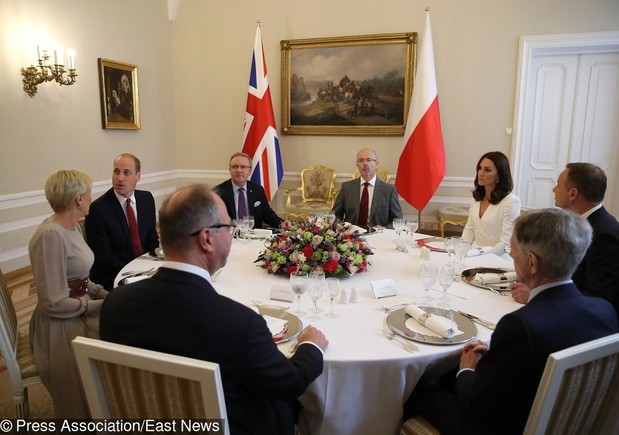 William i Catherine w Polsce - Warszawa