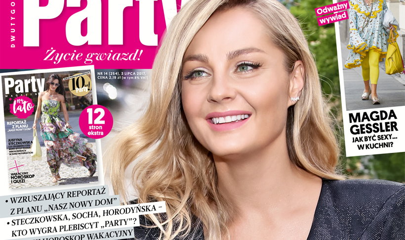 Małgorzata Socha na okładce "Party"