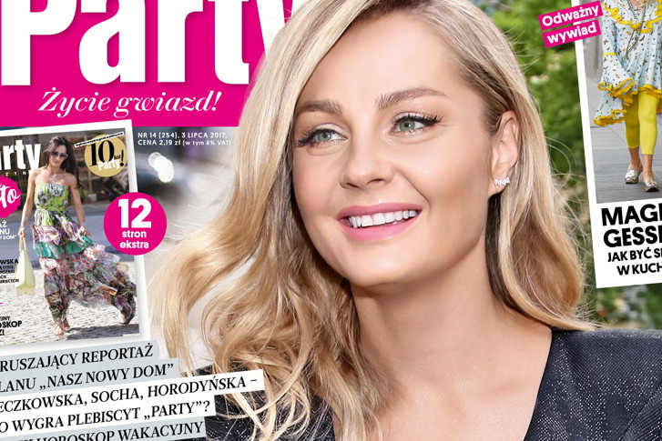Małgorzata Socha na okładce "Party"