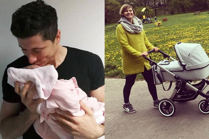 Córka Otylii Jędrzejczak wita córkę Lewandowskich