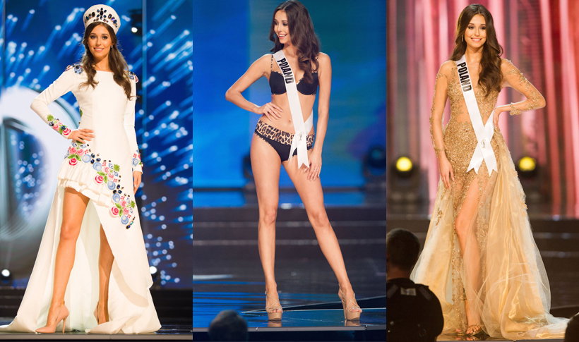 Kreacje Miss Polonia na Miss Universe