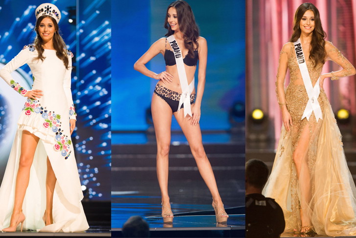 Kreacje Miss Polonia na Miss Universe