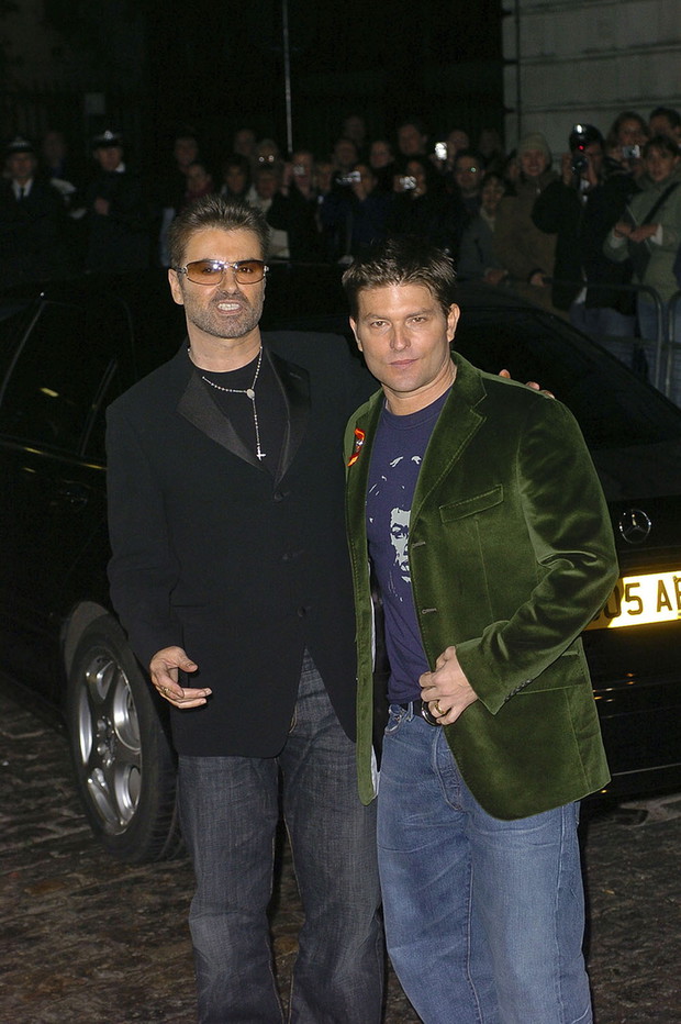 George Michael at his home on Christmas Day aged 53