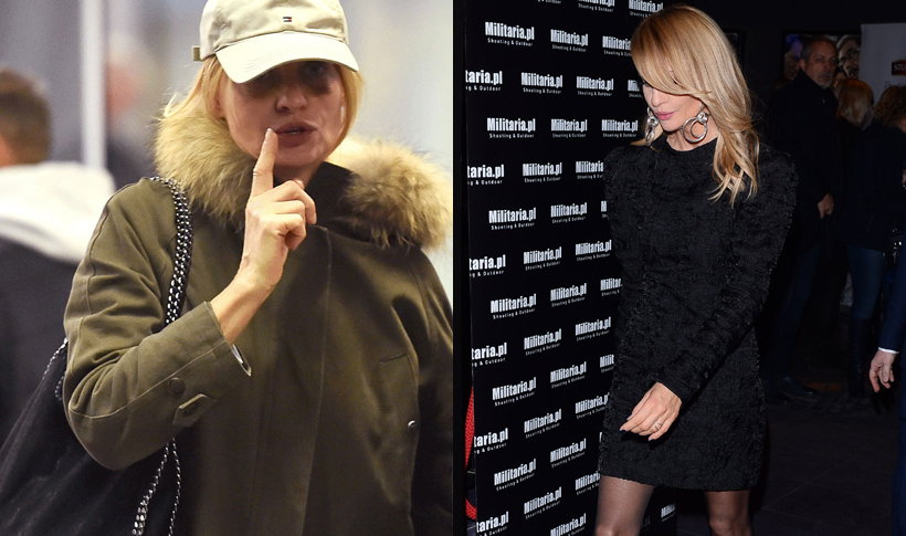 Aneta Kręglicka na premierze filmu "Konwój"
