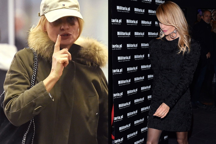 Aneta Kręglicka na premierze filmu "Konwój"