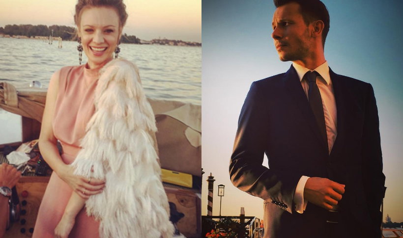 Magda Boczarska i Mateusz Banasiuk na ślubie Agnieszki Szulim