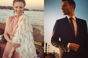 Magda Boczarska i Mateusz Banasiuk na ślubie Agnieszki Szulim