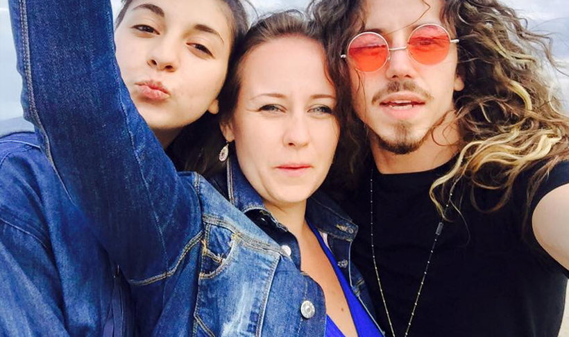 Michał Szpak z siostrą Ewą