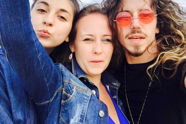 Michał Szpak z siostrą Ewą