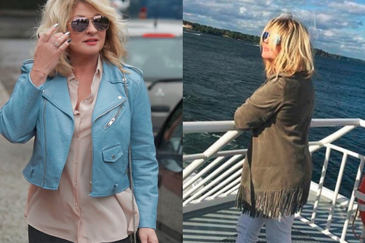 Beata Kozidrak w kostiumie kąpielowym