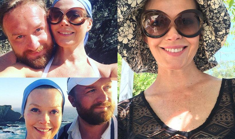 Tamara Arciuch i Bartek Kasprzykowski na wakacjach