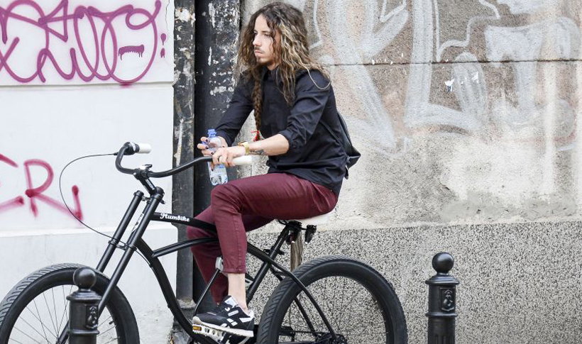 Michał Szpak ma nowy rower - zdjęcia