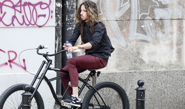 Michał Szpak ma nowy rower - zdjęcia