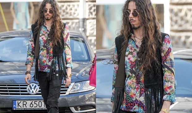 Michał Szpak na ulicy
