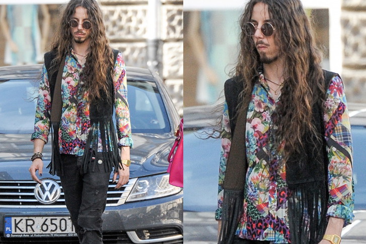 Michał Szpak na ulicy