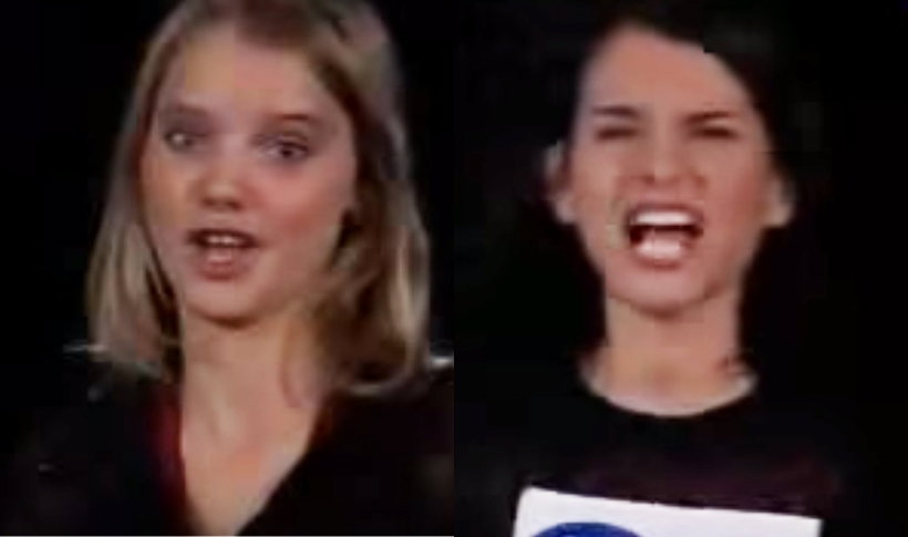 Joanna Kulig i Paulina Sykut w Idolu