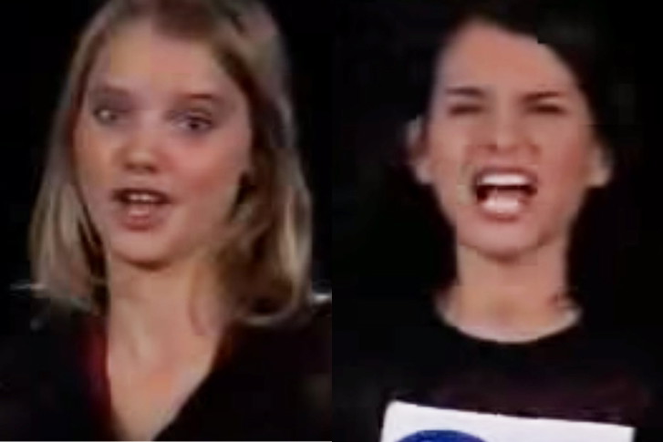 Joanna Kulig i Paulina Sykut w Idolu