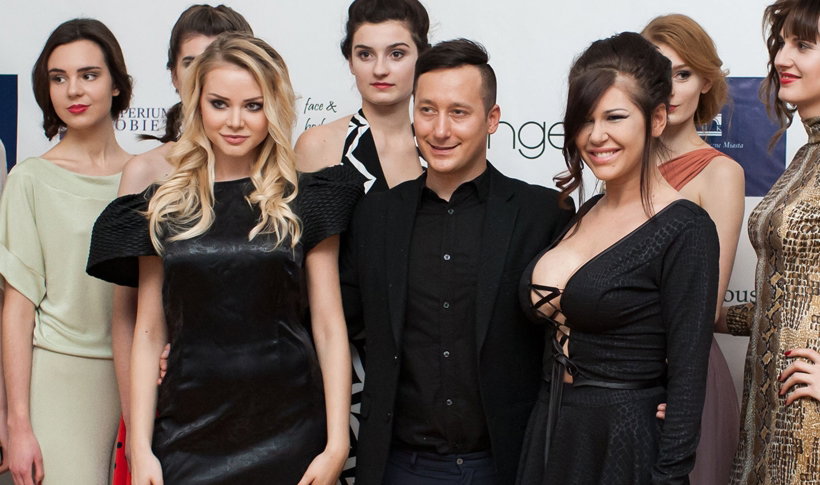 Iwona Węgrowska i Ola Ciupa na pokazie Daniela Jacoba Dali