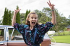 Millie Bobby Brown na planie Stranger Things