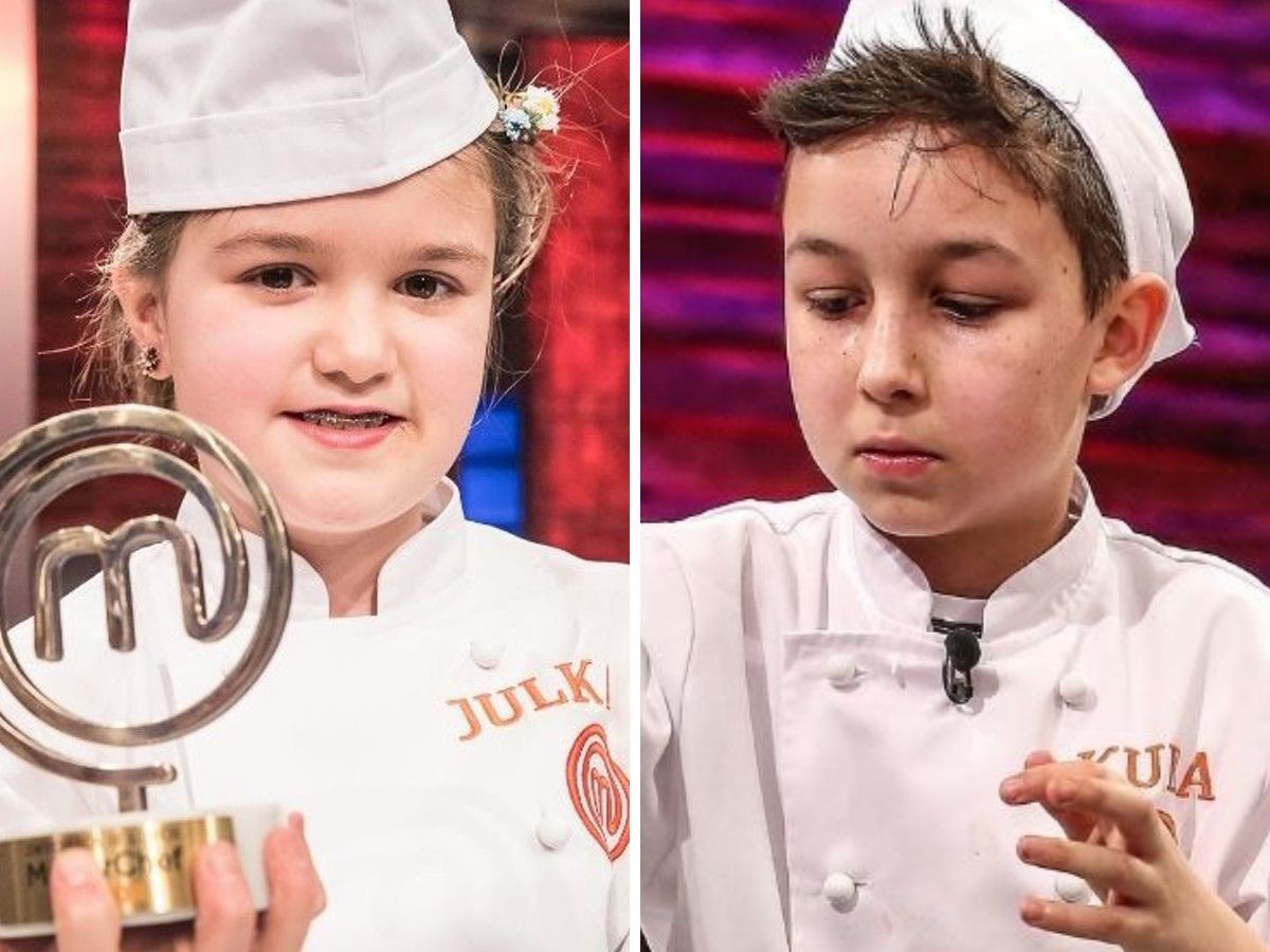 Julia Cymbaluk i Jakub Tomaszczyk w MasterChef Junior