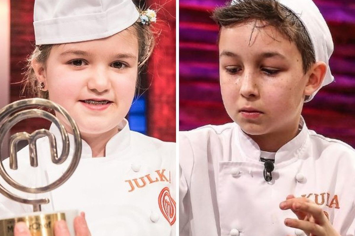 Julia Cymbaluk i Jakub Tomaszczyk w MasterChef Junior