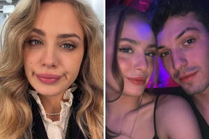 Wiktoria Gąsiewska z partnerem