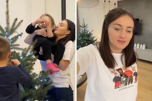 Ania Bardowska z córką w nowym domu