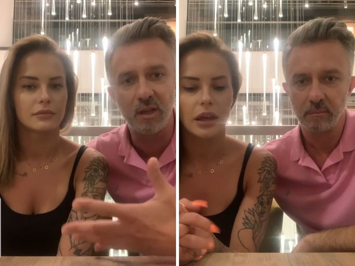 Łukasz Płoszajski i Wiktoria Omyła live na Instagramie