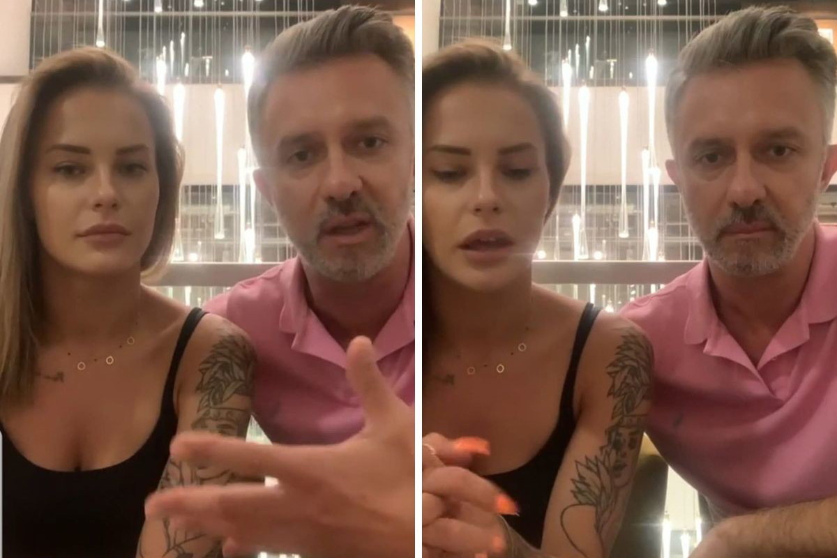 Łukasz Płoszajski i Wiktoria Omyła live na Instagramie