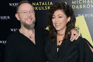Natalia Kukulska z mężem na imprezie