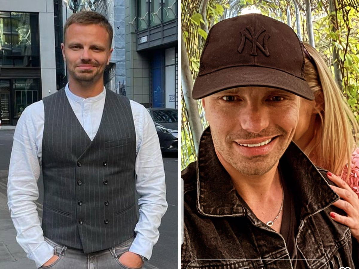 Marcin Hakiel z tajemniczą blondynką
